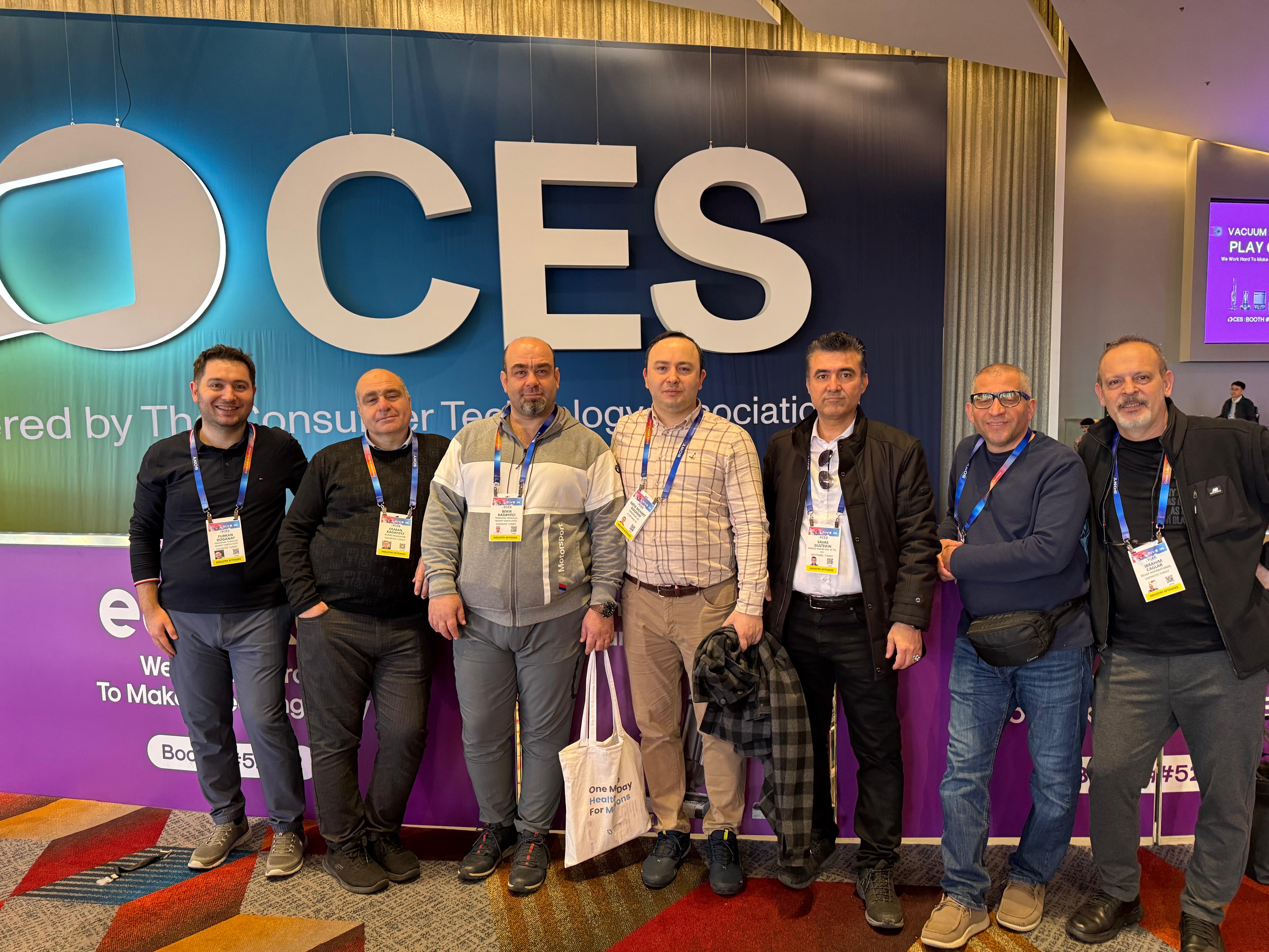 Üyelerimiz ile birlikte CES 2025 Fuarındaydık!